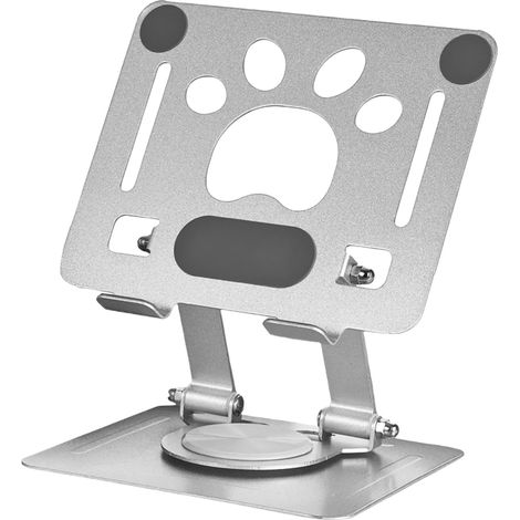 Soporte plegable para tableta, portátil, disipador de calor, giratorio 360 grados, ajustable