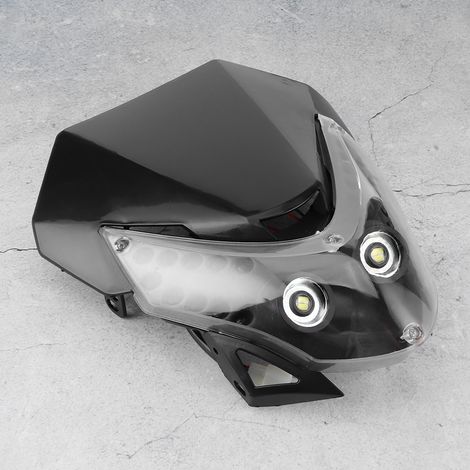 Universeller 12-V-LED-Motorradscheinwerfer, Sportverkleidungsleuchte für Dirtbikes, individuell anpassbar (1/5)
