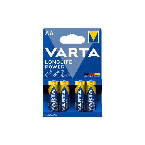 TECHMADE Batterie Stilo AA Confezione 4 Pezzi