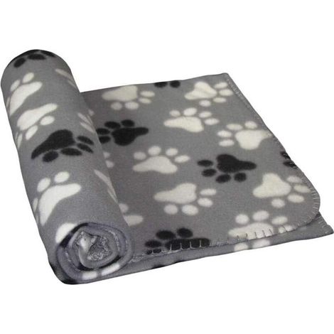 Plaid Polaire Classic Gris L x l : 50 x 75 cm,Couverture pour animaux (1/3)
