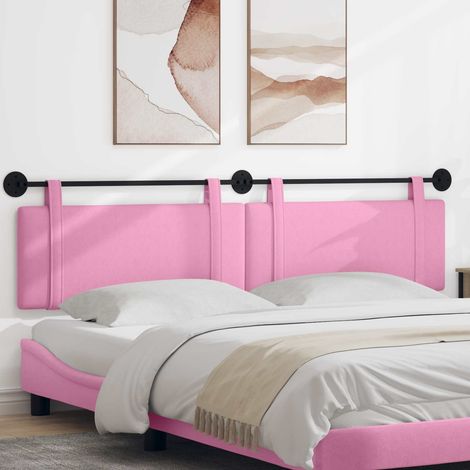 Hängendes Kopfteil Rosa Stoff (1/5)