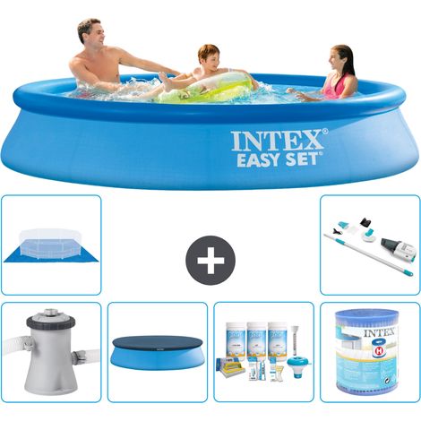Intex Piscine Easy Set Ronde - 305x61 cm - 7-pièces S40877 (1/5)