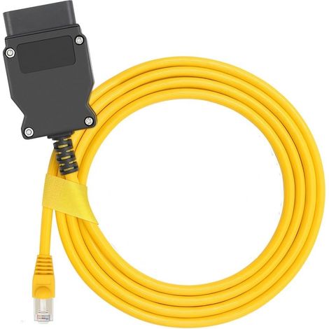 ENET OBD2 2m Kabel für BMW F/G Baureihe, RJ45 Adapter, Fast-Ethernet-Codierung und Diagnose