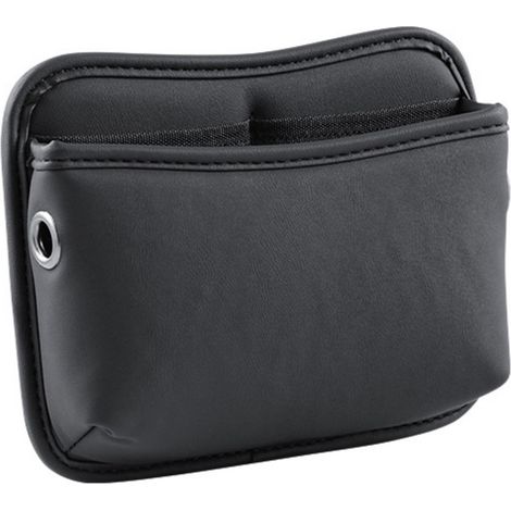 Dussdote Aufbewahrungstasche - Auto-Aufbewahrungstasche - Selbstklebend - Aufbewahrungstasche - Geeignet für Türen, Konsolen, Sitzfugen, Rücksitze - Schwarz