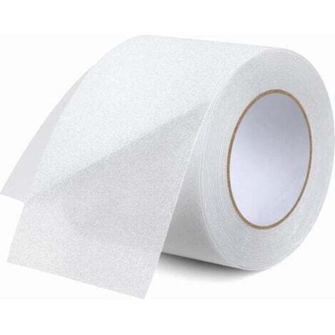 m x 5 cm PVC-Antirutschklebeband für Bodensicherheit und Dekoration (weiß)