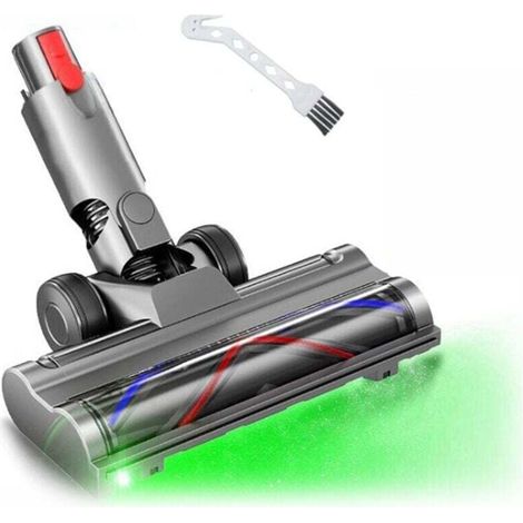 Spazzola a trasmissione diretta per aspirapolvere V10 Slim e V12 con rilevamento della polvere a LED per la pulizia di tappeti e pavimenti (1/4)