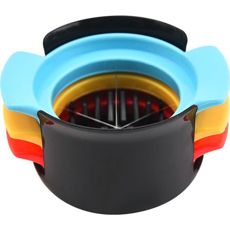 Coupe-œufs 3 en 1, coupe-œufs multifonctionnel créatif pour la maison, ustensile de cuisine Songhua (1/5)
