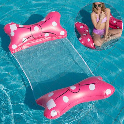 Hamac Gonflable Piscine, Hamac Piscine, Matelas Piscine, Fauteuil Gonflable Piscine, Hamac Gonflable, Accessoires Piscine pour Adultes et Enfants, Portable Flottantes Hamac Piscine pour Voyage (1/5)