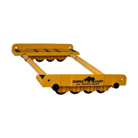 Chariot de transport extensible 900 kg – 8 roues uréthane – Côtés amovibles – Pour terrains accidentés (1/5)