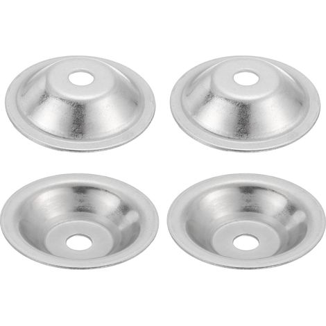 4 Pcs M12 Rondelles Inox 2x80mm Acier Inoxydable 304 Rondelle d'Arbre pour Meuleuse d'Établi, Polisseuse à Brosse Métallique, Argenté (1/5)