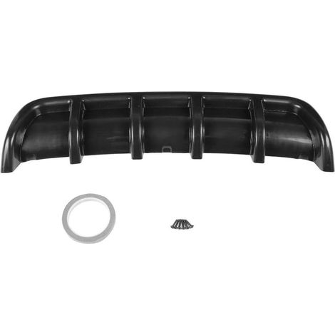 Diffuseur de Pare-Chocs arrière de Voiture, diffuseur Noir Universel de becquet d'aileron de Requin de Pare-Chocs arrière de Voiture d'ABS(Noir) (1/5)