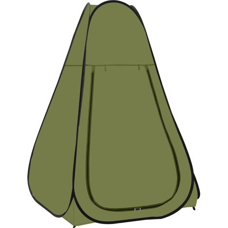 Pop Up Shower Tent Green vidaXL
