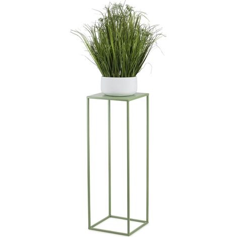 Supporto per fiori verde da terra, 70 cm