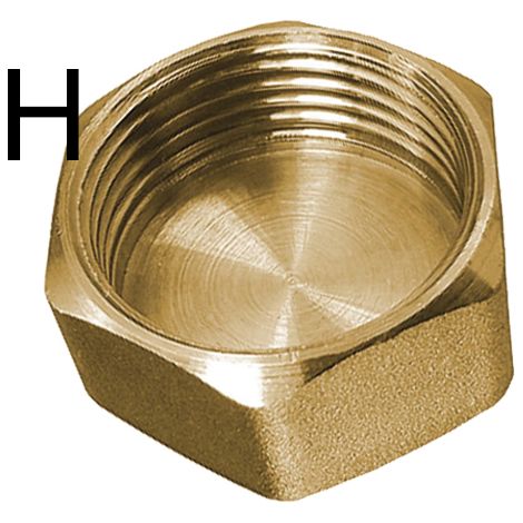 Bouchon en Laiton F300 Filetage Femelle 1"