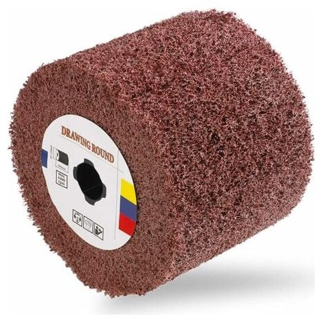 Roller -60 (100 x 120 mm, nylon, grit 60, M19 fixing mandrel, 1 piece) (1/4)