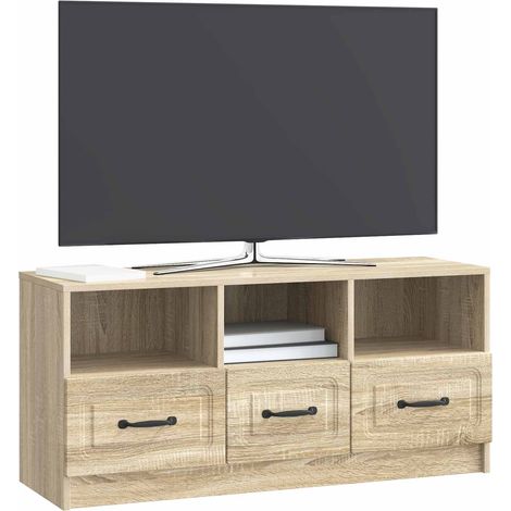 Maison Exclusive - Mobile TV Rovere Sonoma 102 x 34,5 x 47 cm Legno ingegnerizzato