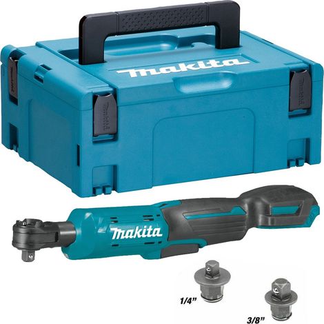 Makita WR100DZ 12v LXT Ratchet Wrench 1/4"" Or 3/8"" Square Drive Bare + Makpac (1/4)