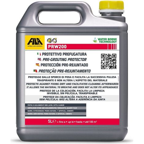 PRW200 - Impermeabilizante Pre-Rejuntado para Materiales / 5 L / Hidrófugo