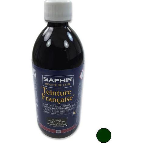 TEINTURE FRANCAISE Cuir Liquide Saphir, 500 ml (bases spéciales) BRUN SANGLIER