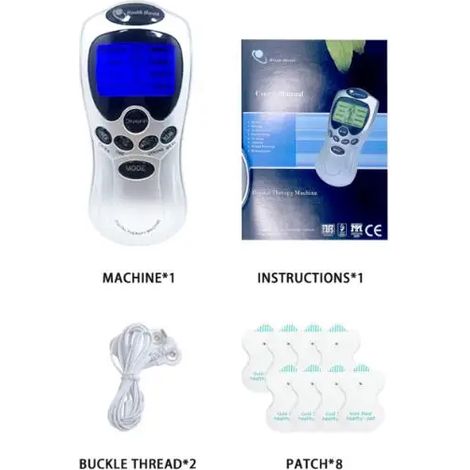 TENS-Elektromassagegerät für Muskelstimulation, EMS, Akupunktur und Körpermassage – Digitale Therapie – Elektrostimulations-Massagegerät 05209-AquaForge