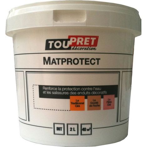 Matprotect 2l Peinture De Protection Mate Lessivable - Toupret