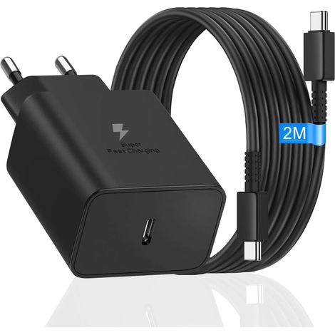 45W USB C Chargeur Charge Rapide avec Câble pour Samsung Galaxy S26 Ultra (1/5)