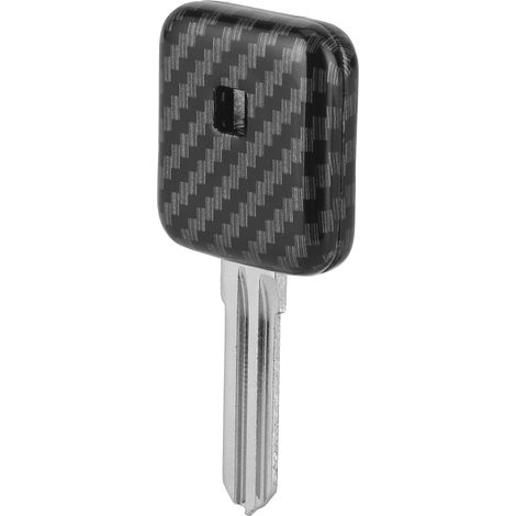 Clé de contact moto vierge avec coque style fibre de carbone, compatible avec XL883, 883C, 883N et 883L. (1/5)