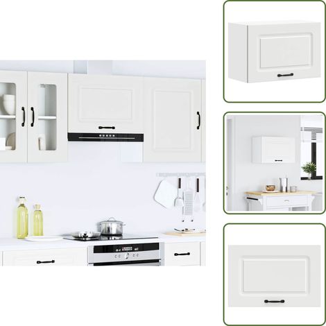 Armadio in legno - vidaXL Pensile da Cucina Kalmar Bianco in Legno Multistrato - Armadio in truciolato
