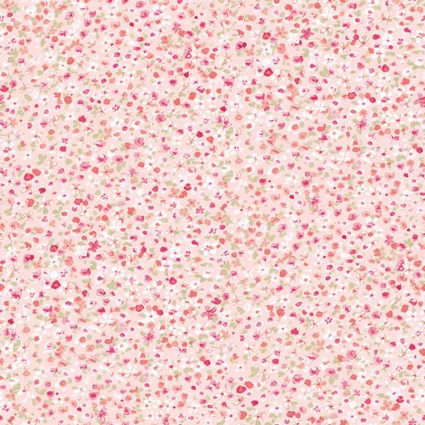 Papier peint auto-adhésif - Floral Fond Rose - 5.75 m x 45 cm (1/4)