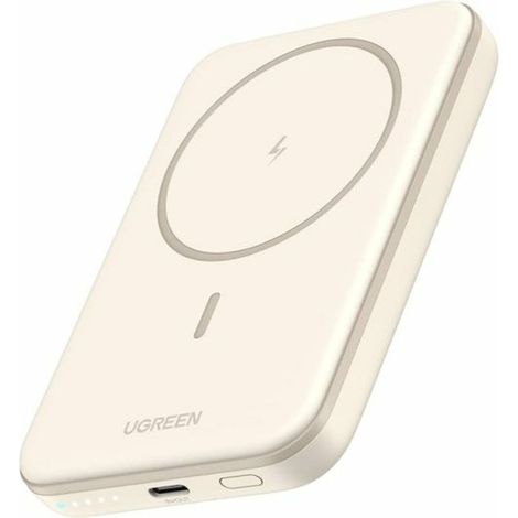 Batterie externe magnétique Ugreen PB560 5000 mAh, USB-C, 15 W (beige) (1/5)