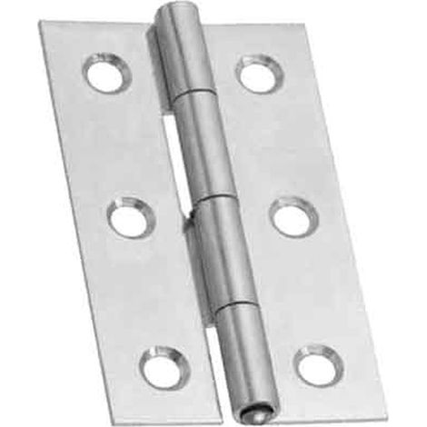 CERNIERA STRETTA PERNO FISSO 40x30 mm Q.TA 100