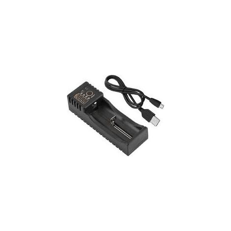 Chargeur de Batterie 18650, Chargeur de Batterie Universel, Chargeur Intelligent, Liitokala Lii-100 Mini Chargeur Multifonction USB 1.2V/3.7V/3V/3.85V, modèle de Batterie Compatible: 18650 (1/5)