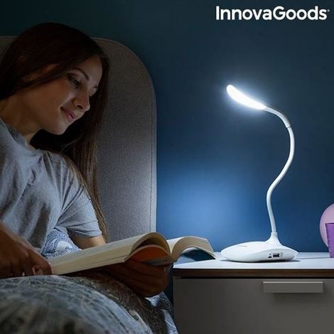 Lampe de table - Innovagoods - LUM2GO - Rechargeable - Tactile - 3 niveaux d'intensité (1/4)