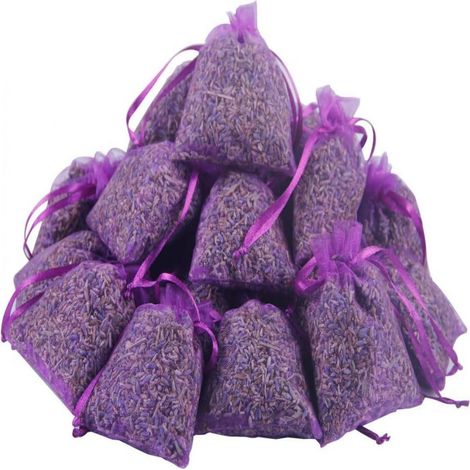 12 piezas rellenas de lavanda natural, repelente de insectos y polillas para ropa, cajones, armarios, zapatos, viajes, camas y coches. (1/5)
