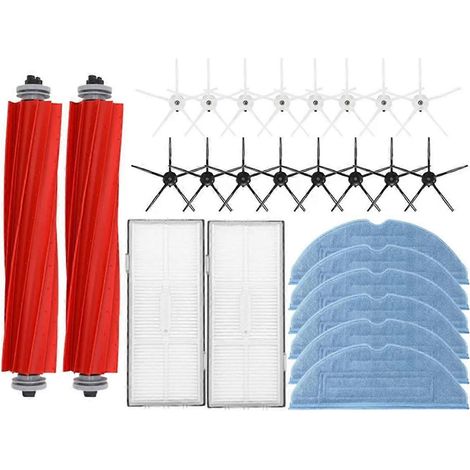 Accessoires pour S7, S70, S75, S7 Max, S7 Maxv Ultra, T7S Plus et S7 Pro Ultra : brosse principale, filtre HEPA, chiffon de nettoyage. (1/5)