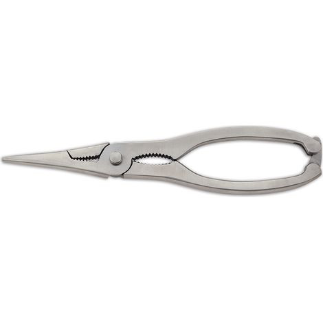 Tenaza de marisco Arcos 606400 de acero inoxidable de 185 mm con funda display
