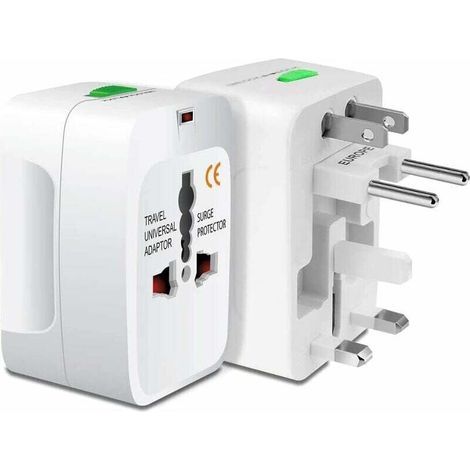 Reiseadapter, Universaladapter, UK-Steckeradapter – Frankreich-USA-Steckeradapter, Reiseadapter für 150 Länder, Internationaler Steckeradapter für Großbritannien, Europa, Amerika, Australien (1/4)