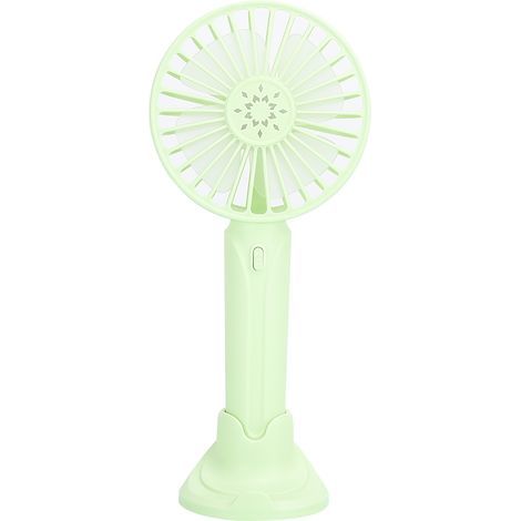 Petit ventilateur portable rechargeable par USB, mini ventilateur électrique pour bureau ou table de chevet, universel F1 Vert (1/5)