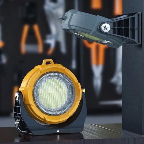 Lampe de Travail Mini Aimantée COB RGB Multifonction Voiture Camping Suspension Éclairage dAtelier Urgence Portable Rechargeabl (1/4)