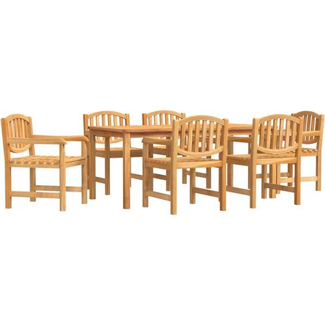 Maison Exclusive - Set da Pranzo da Giardino 7 pz in Legno Massello di Teak (1/5)