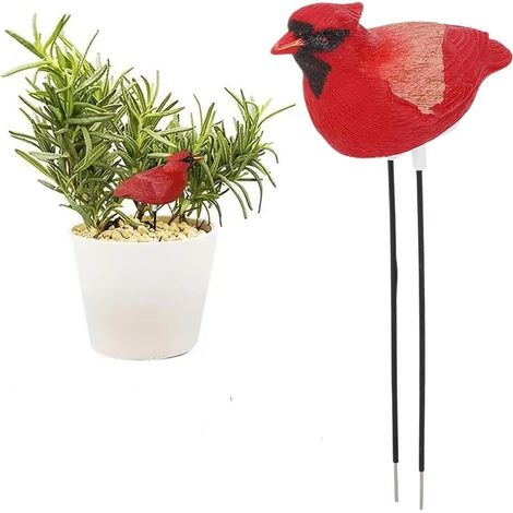 Juego de 1 medidor de humedad del suelo con alarma de riego para plantas y aves, higrómetro, sensor de humedad, kit de herramientas de jardinería (rojo) (1/5)