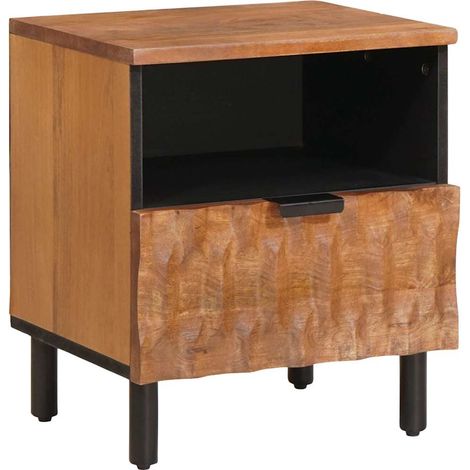 vidaXL Armadio da Notte con cassetto Marrone 40 x 33 x 46 cm