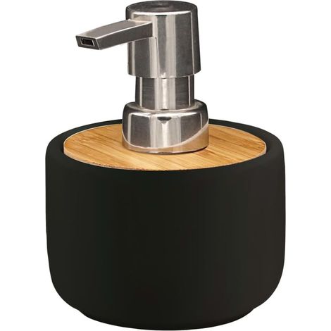 Distributeur porte-savon sur pied FANCY, noir (1/2)