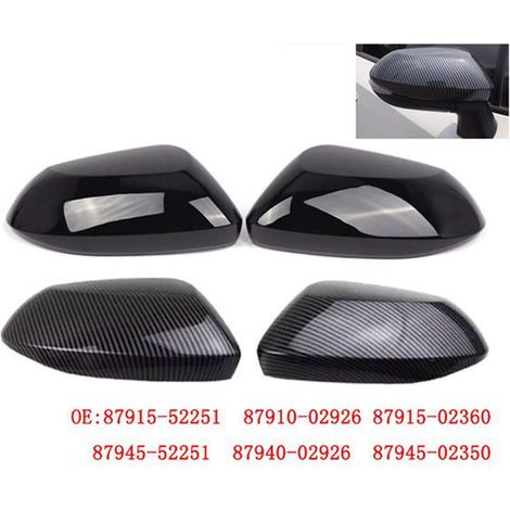 1 pair of 87915-52251 rearview mirror housings for Toyota Corolla (1/4)
