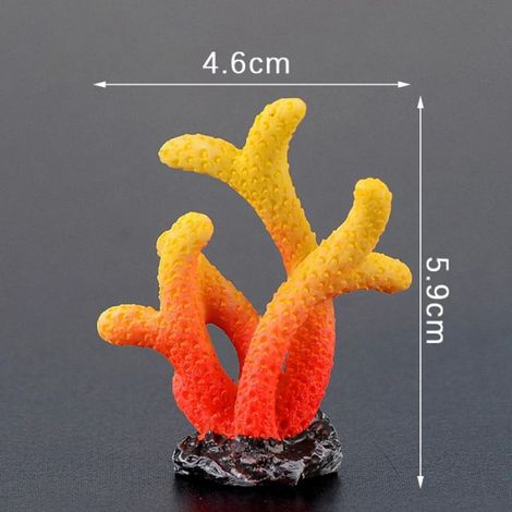 La décoration d'aquarium de corail artificiel émule l'étoile de mer en résine récif paysage Aquarium artisanat-B
