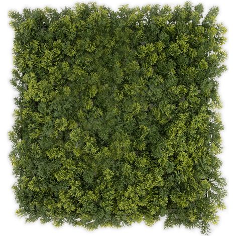 Pflanzenwand Houttuynia-cordata Kunstpflanzen zur Wandmontage 50 x 50 cm