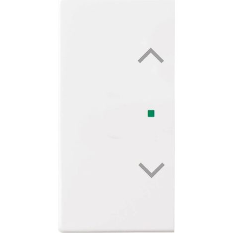 Bascule double avec symbole ’’store’’ gauche/droite studio blanc
