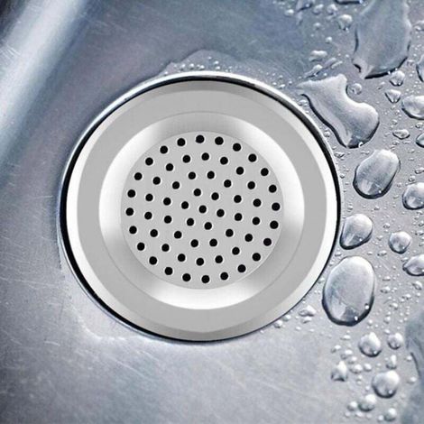 Filtre À Évier - Acier Inoxydable - Diamètre 76 mm - Pour Éviers Cuisine Et Salle De Bain - Lot De 2 (1/4)