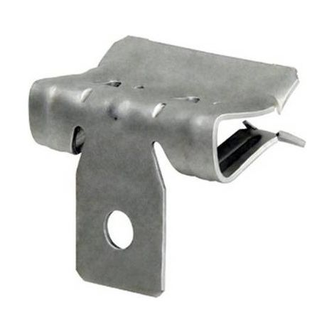 Attache à clipser sur poutre pour filin CAL ép. 1,5-4 Ø6,3 traitement zinc lamellaire - CELO - 915463CAL (1/2)