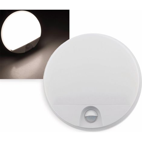 CHILITEC Applique murale LED Payar, 4000K, EEK : E, 15 W, 1150 lm, détecteur de mouvement